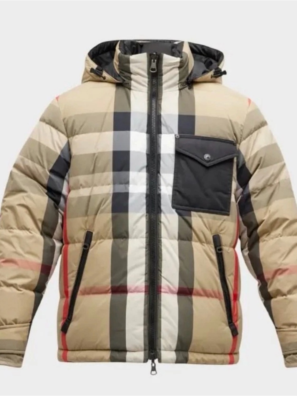 $2095 Reversible Burberry Rutland Down Puffer Jacket Men’s M